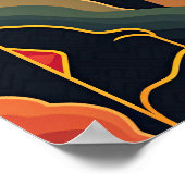 Deco Abstractie Poster (Hoek)
