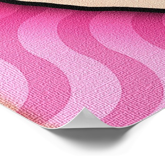 Déco Abstraits beaux visages Poster (Coin)