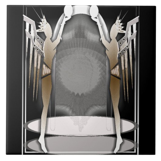 deco angels tegeltje (Voorkant)