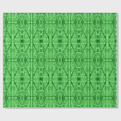 Deco Architecture Pattern, Light Jade Green Cadeaupapier (Vlak)