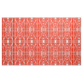 Deco Architecture Pattern, Mandarijns Oranje Stof (Yard (91,4 cm))
