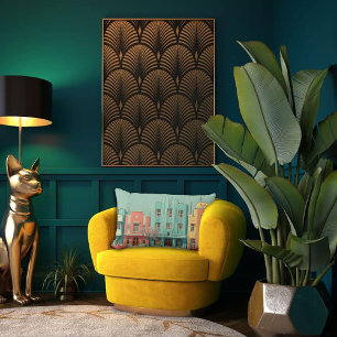 Deco Architectuur Droomlandschap Kussen