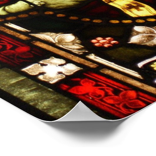 Déco Art Déco en verre satiné St. Patrick (Coin)