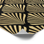 Déco Art Déco Noir Glam Gold (Coin)