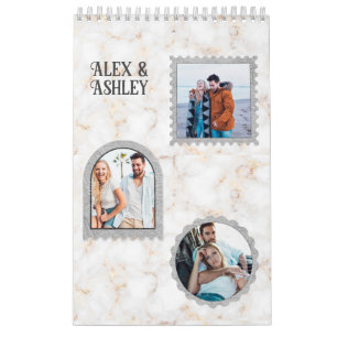 Deco Art Modern Gepersonaliseerd Fotonaam Kalender