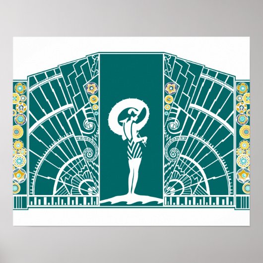 DÉCO BALNÉAIRE en Turquoise et Jaune (Devant)