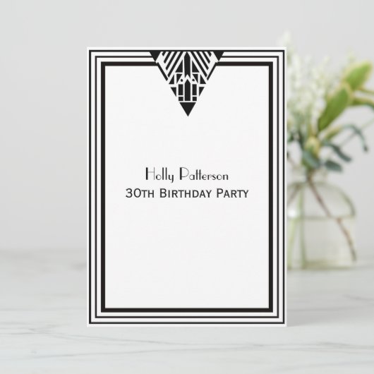  deco Black Lijst #1 V Dag Kaart (Staand voorkant)