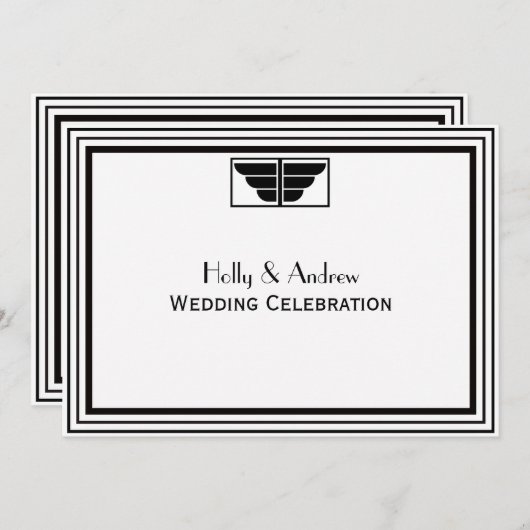 deco Black Lijst #2 H Weddenschap Kaart (Voorkant / Achterkant)