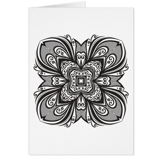 Deco Black Square geïnspireerd (Voorkant)