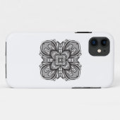 Deco Black Square geïnspireerd Case-Mate iPhone Case (Achterkant (horizontaal))