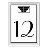 deco Blk Wit Lijst #2 H Tabelnummer Kaart (Voorkant)