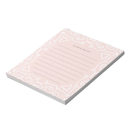 Deco Blush | Geld Notitieblok (Gedraaid)