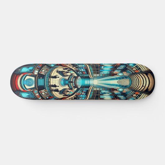 "Deco Broadcast Hub Deck" Skateboard (Horizontaal)