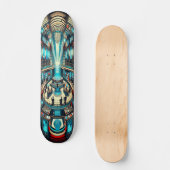 "Deco Broadcast Hub Deck" Skateboard (Voorkant)