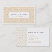 Déco Cartes de visite Seigaiha (Devant / Derrière)