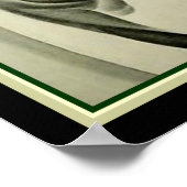 Deco Cat Lithograaf ca. 1931 door Major Felten Poster (Hoek)