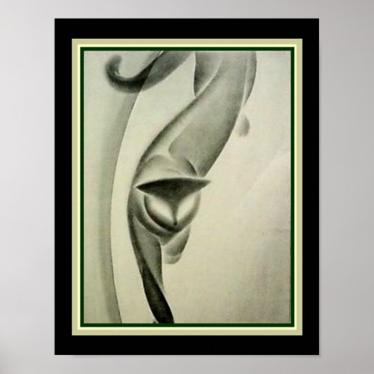 Deco Cat Lithograaf ca. 1931 door Major Felten Poster (Voorkant)