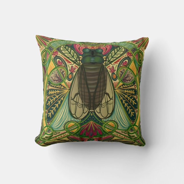 Deco Cicade Kussen (Voorkant)