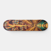 "Deco Cocktail Lounge Deck" Skateboard (Horizontaal)