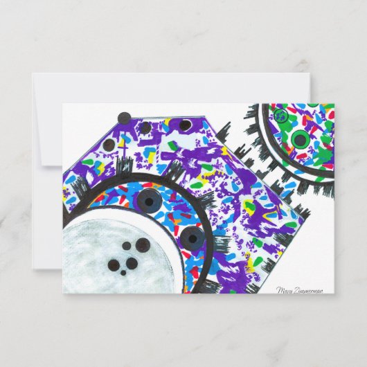 "Deco Cogs" Post Kaarten (Voorkant)