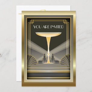 Deco Contemporary Gala Event 2 Uitnodiging