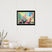 Deco Dansend in the Spotlight 16 x 20 Poster (Keuken)