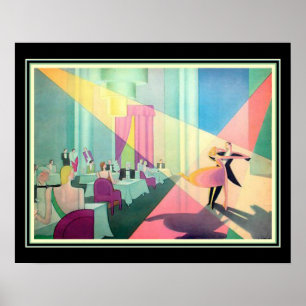 Deco Dansend in the Spotlight 16 x 20 Poster