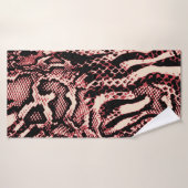 déco de la texture motif de serpent (Serviette de bain)