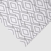 Deco Diamond-patroon voor zwart en wit Tissuepapier (Detail)