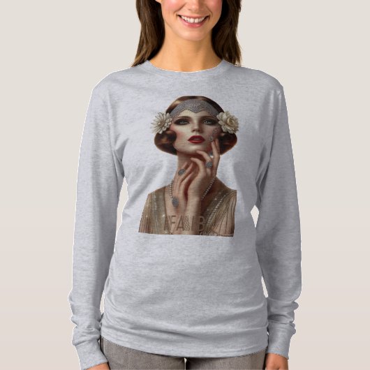 DECO DIVA SHIRT (GRIJS) (Voorkant)