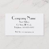 Deco Dog Walker Visitekaartje (Achterkant)