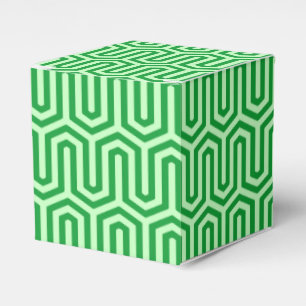 Deco Egyptian motif - jade green Bedankdoosjes