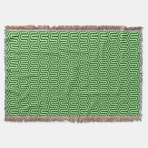 Deco Egyptian motif - pijngroen Deken