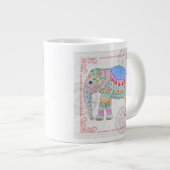 Deco Elephant Boho Style Mok (Voorkant rechts)