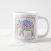 Deco Elephant Boho Style Mug (Droite)