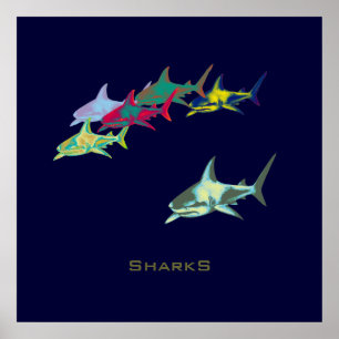déco empreintes de requin