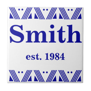 Deco Familienaam Tegeltje