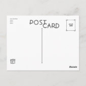 Deco - Fifties achterkaart Briefkaart (Achterkant)