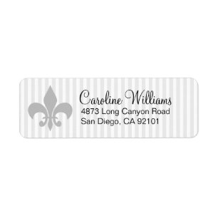 Deco Fleur De Lis Etiket
