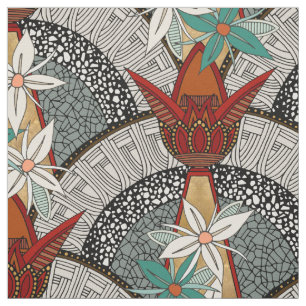deco fleur stof