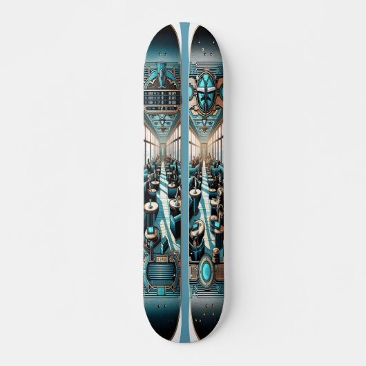 "Deco Flight Lounge Deck" Skateboard (Voorkant)