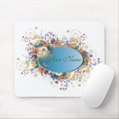 Deco floral Mousepad Muismat (Met muis)
