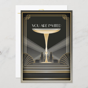 Déco Gala Contemporain Invitation