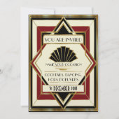 Déco Gala Contemporain Invitation (Devant)