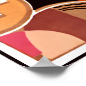 Déco géométrique en oranges (Coin)
