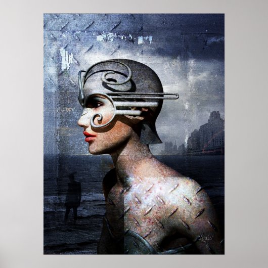 Deco Girl Poster (Voorkant)