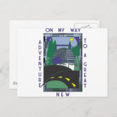 Deco Great New Adventure Briefkaart (Voorkant / Achterkant)