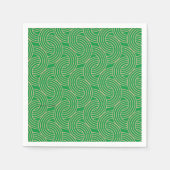 deco groen en goud servet (Voorkant)