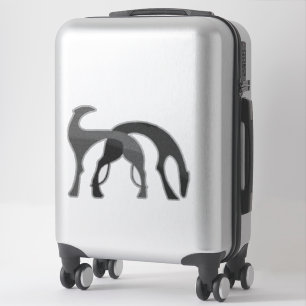Deco Hounds Die Cut Vinyl Sticker