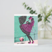 Deco Illustratie Briefkaart (Staand voorkant)